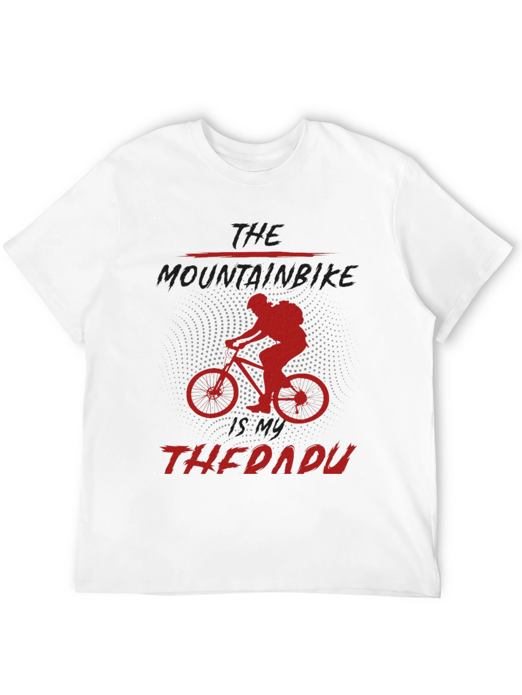 Mountain Bike Therapy Graphic Tee - Black
