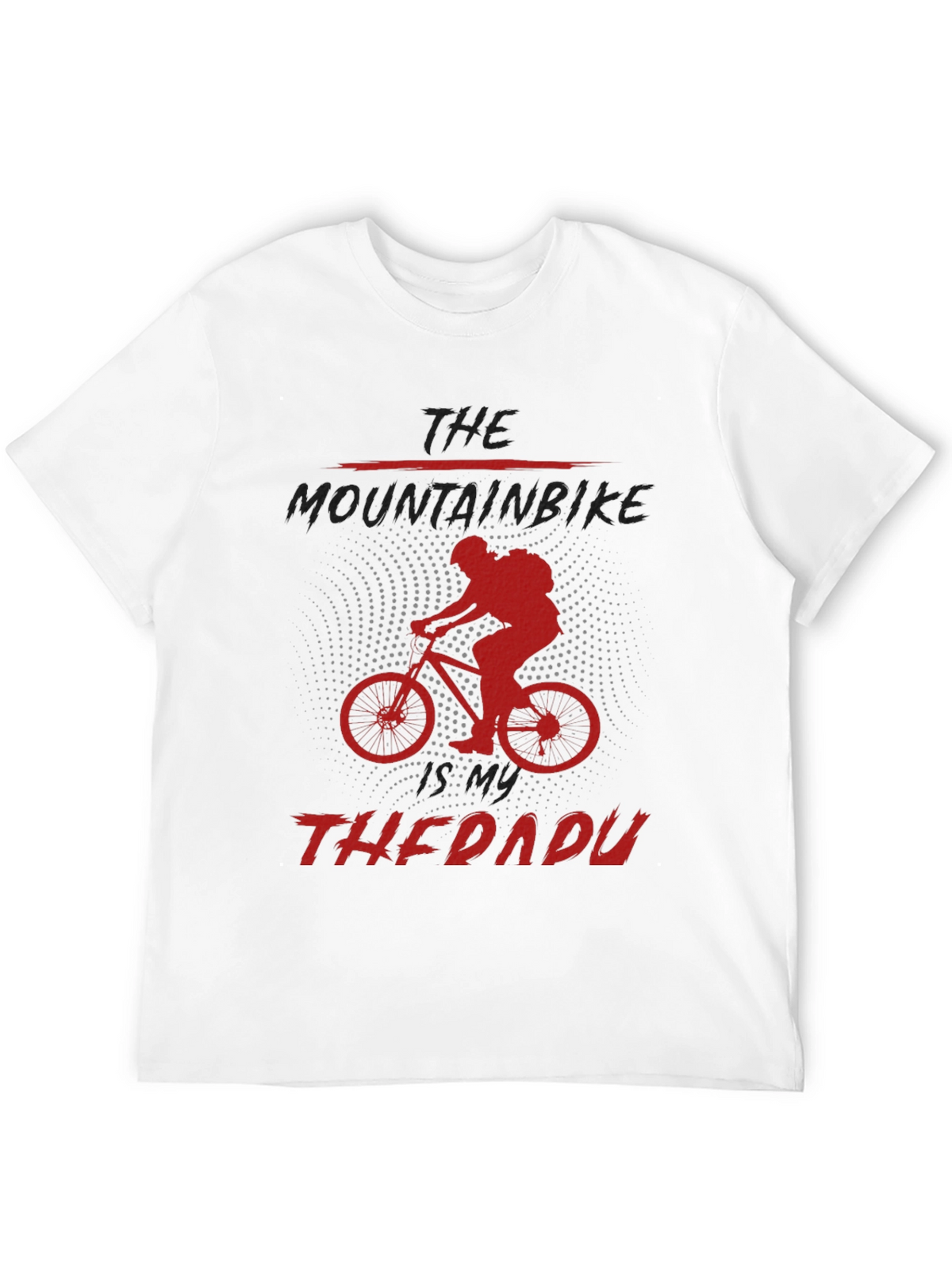 Mountain Bike Therapy Graphic Tee - Black