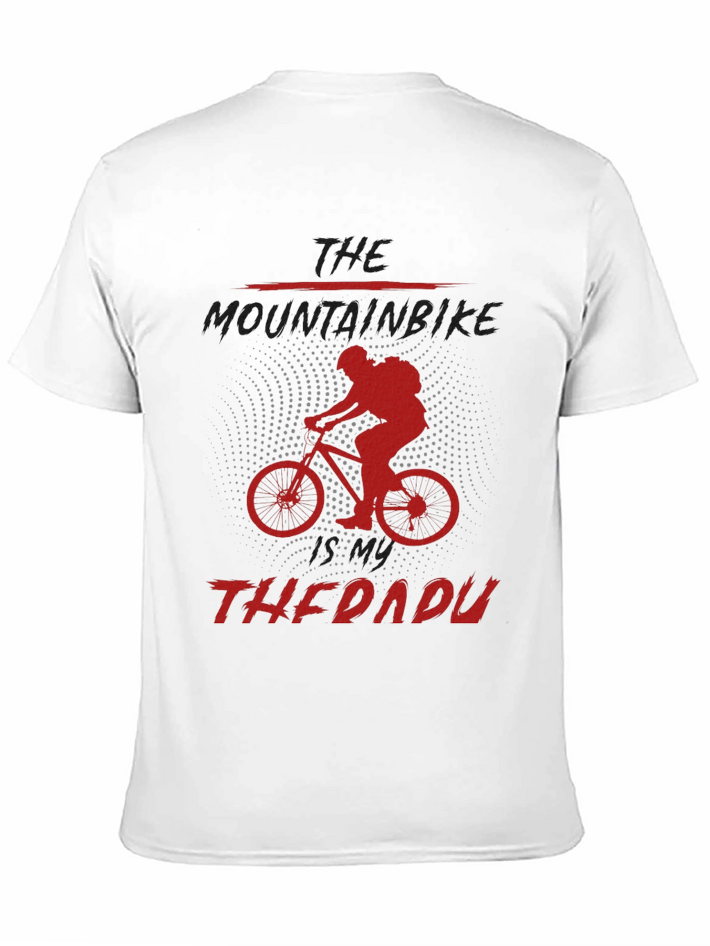 Mountain Bike Therapy Graphic Tee - Black