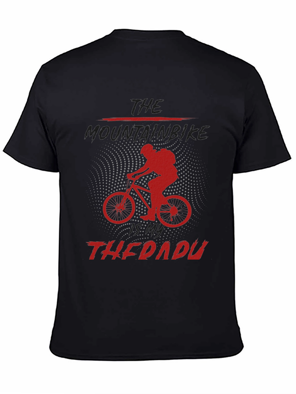 Mountain Bike Therapy Graphic Tee - Black