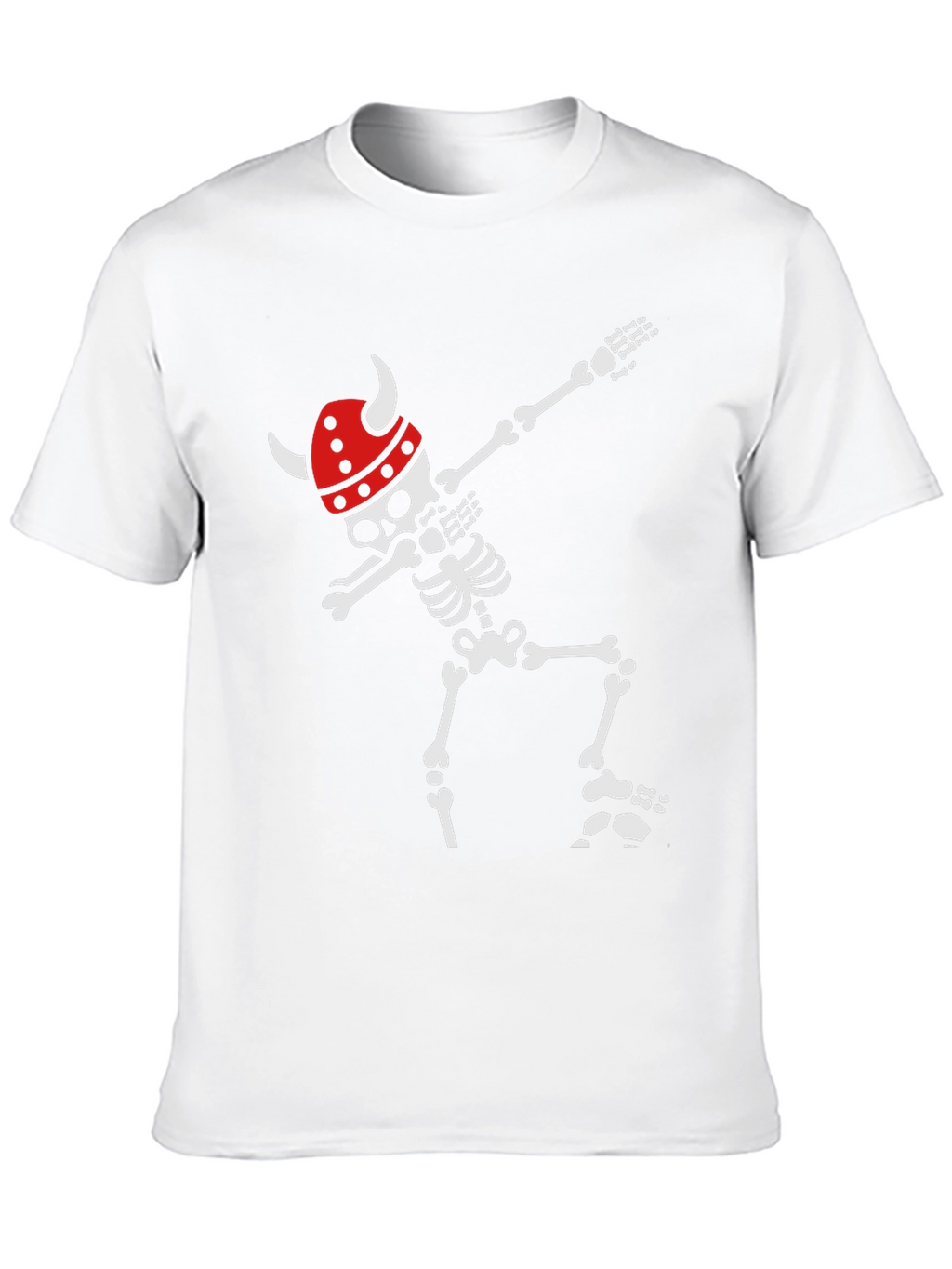 Skeleton Viking Dab Black T-Shirt