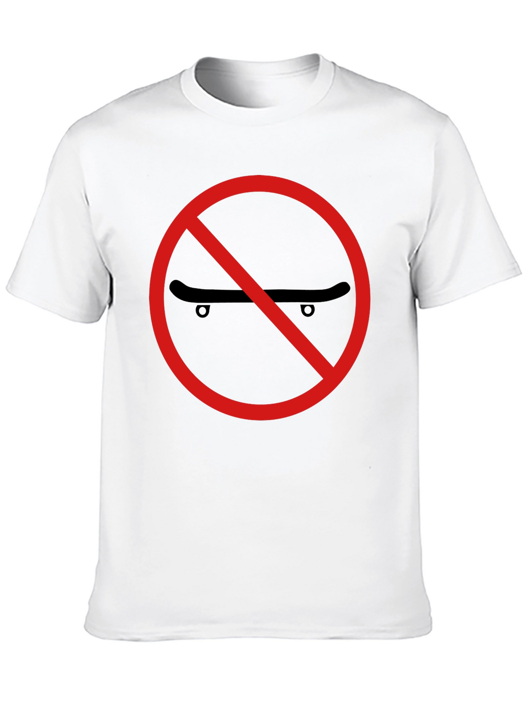 No Skateboarding Black T-Shirt