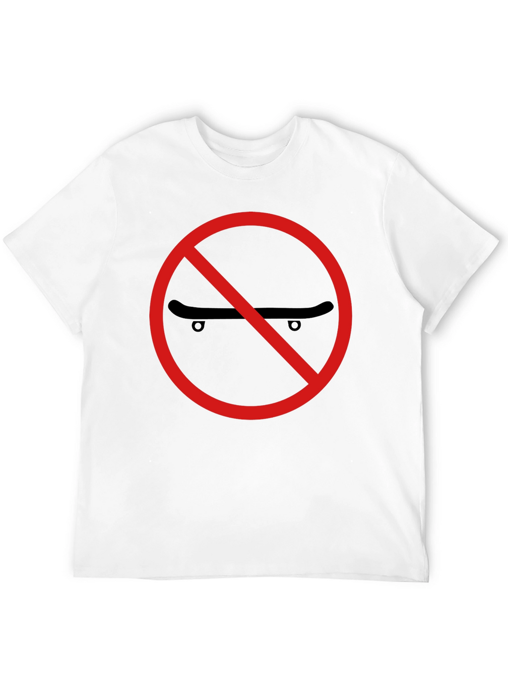 No Skateboarding Black T-Shirt