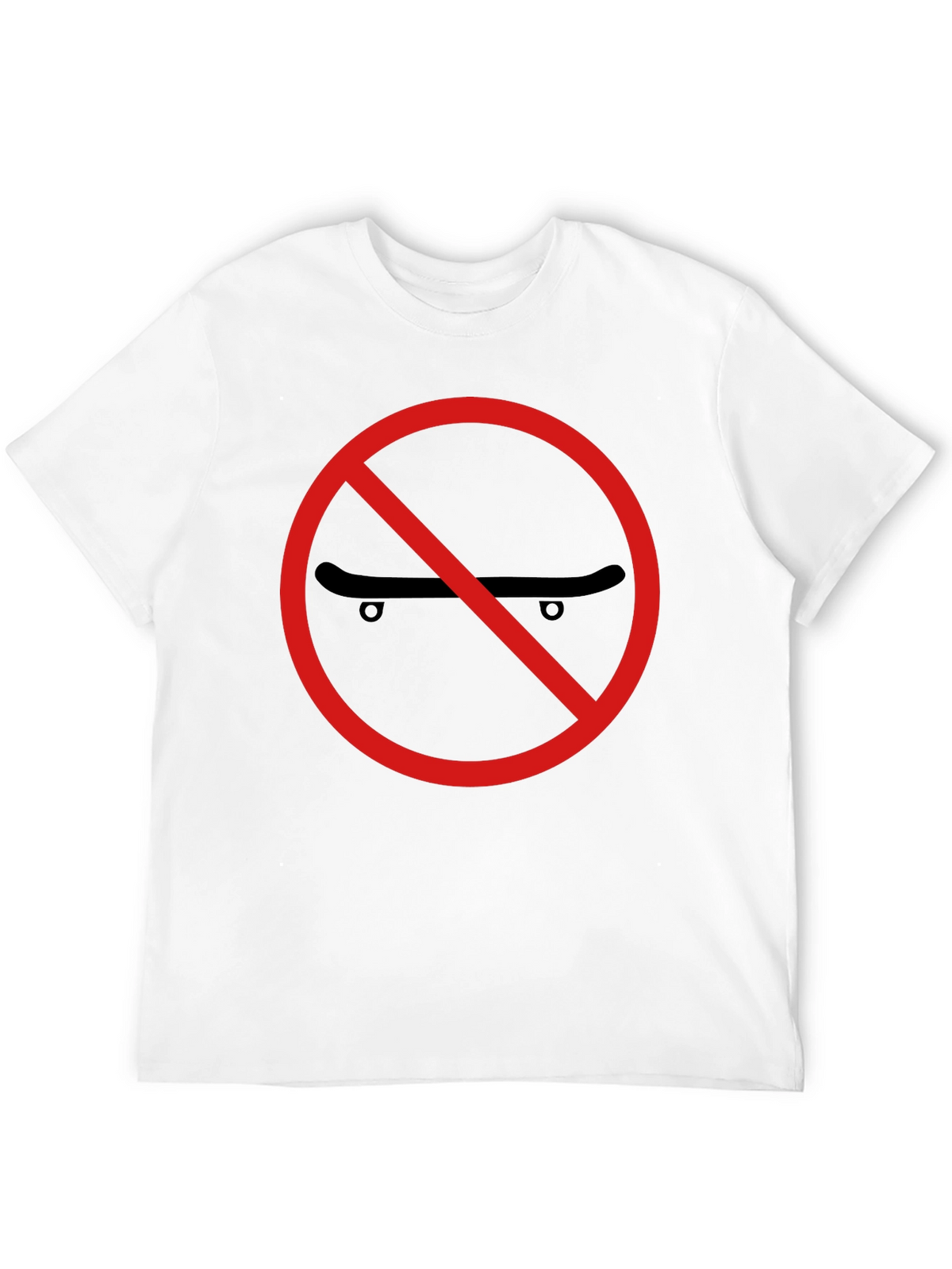 No Skateboarding Black T-Shirt