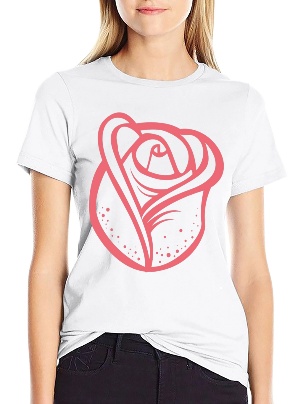 Rose Graphic T-Shirt - Bold Stylish Design