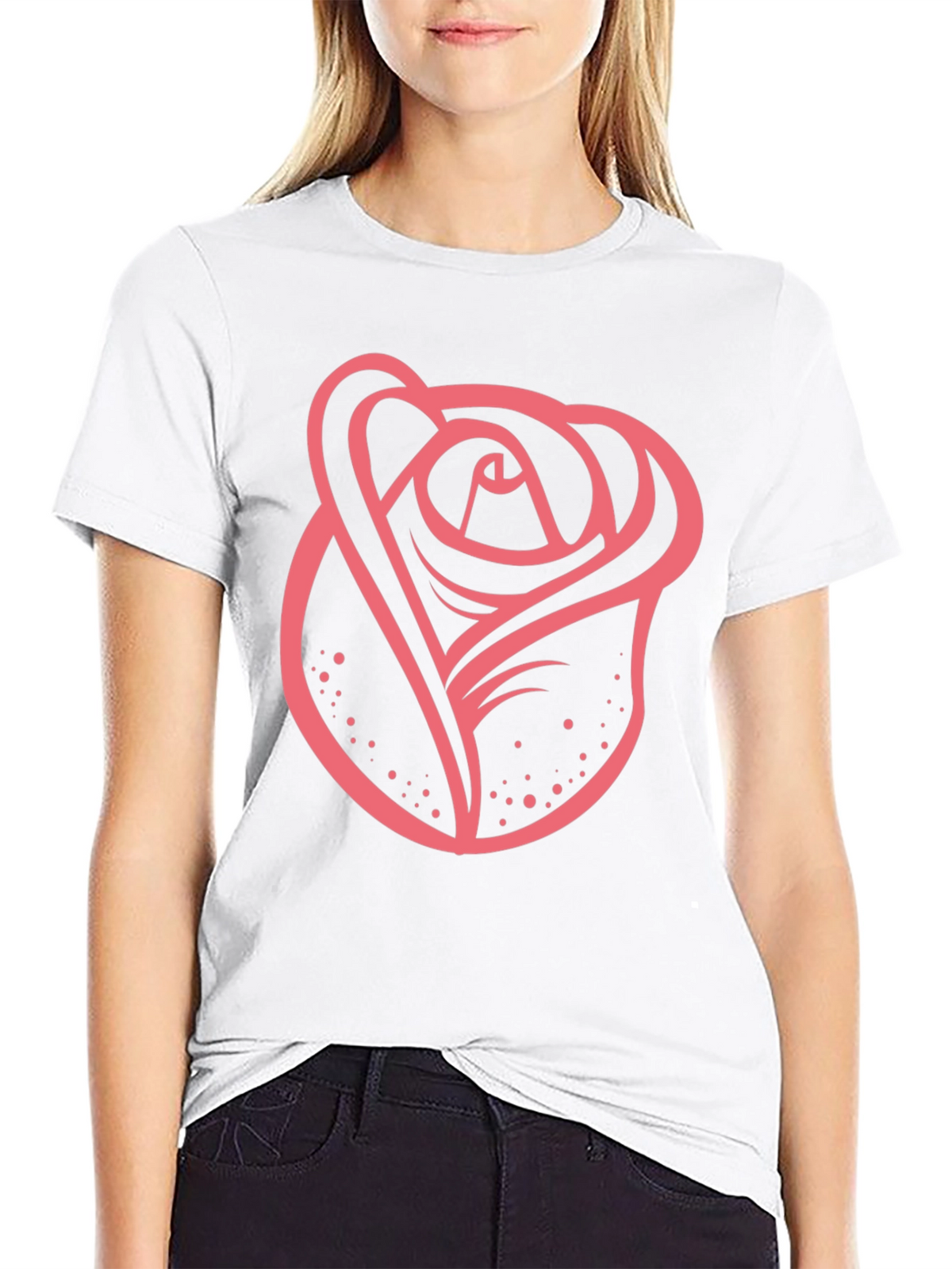 Rose Graphic T-Shirt - Bold Stylish Design