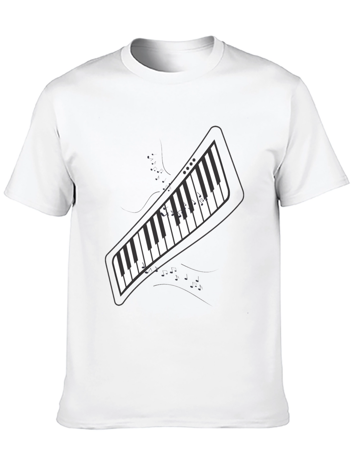 Piano Keys T-Shirt - Music Lover Tee