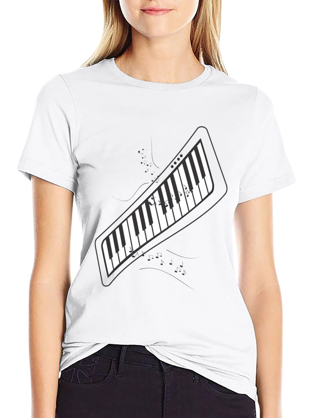 Piano Keys T-Shirt - Music Lover Tee