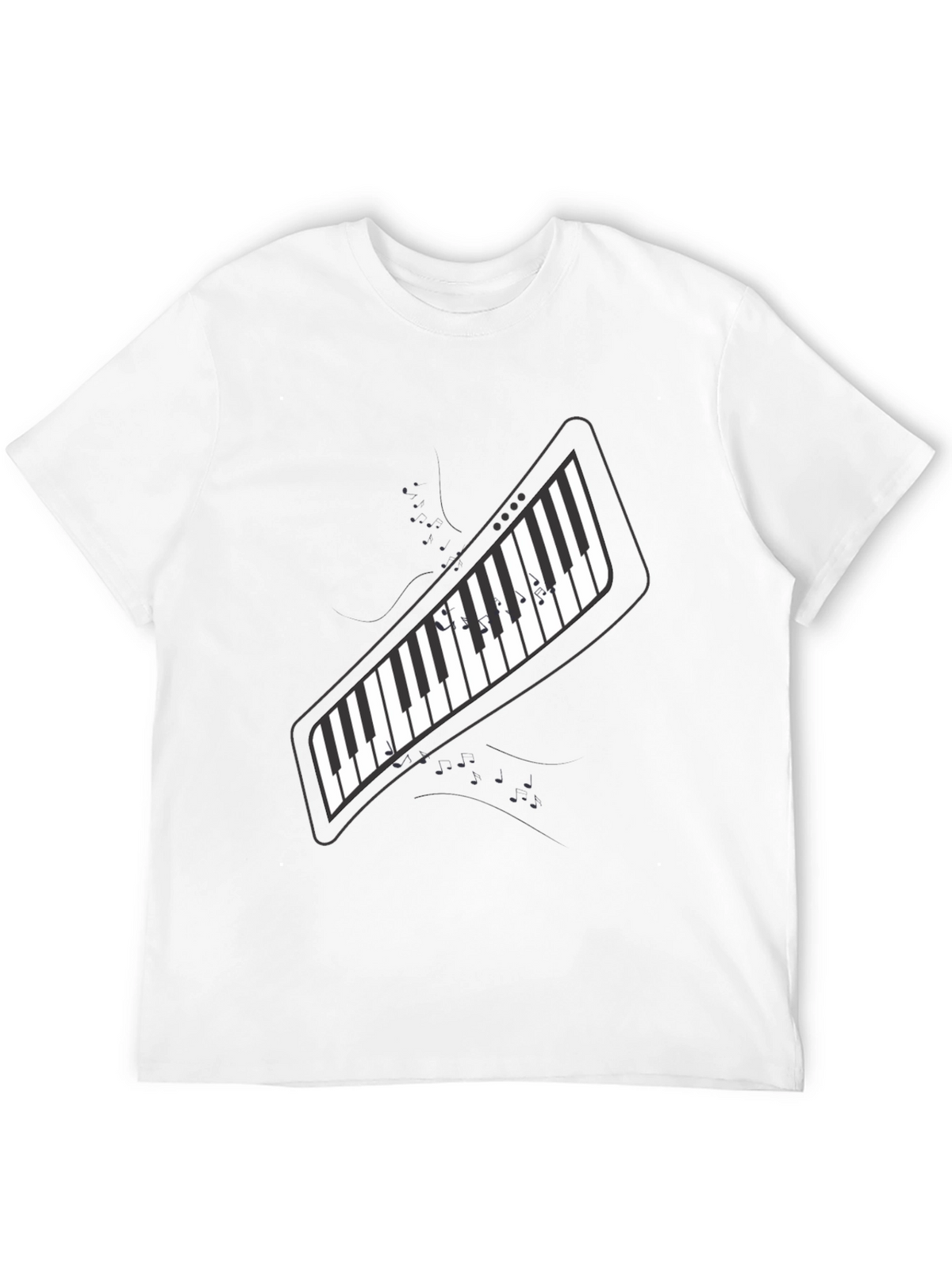 Piano Keys T-Shirt - Music Lover Tee