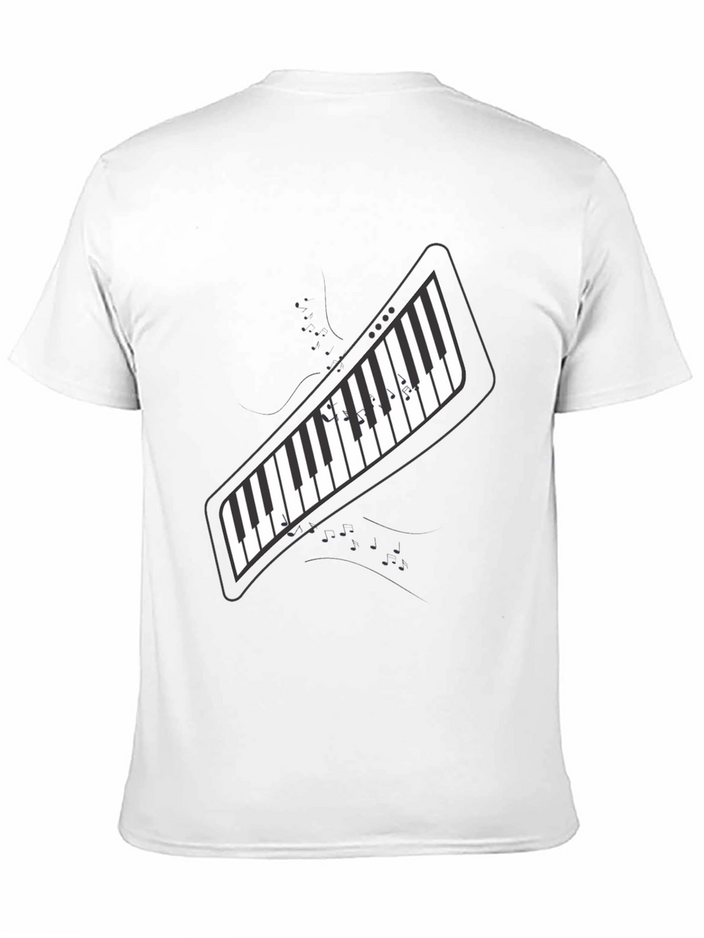 Piano Keys T-Shirt - Music Lover Tee