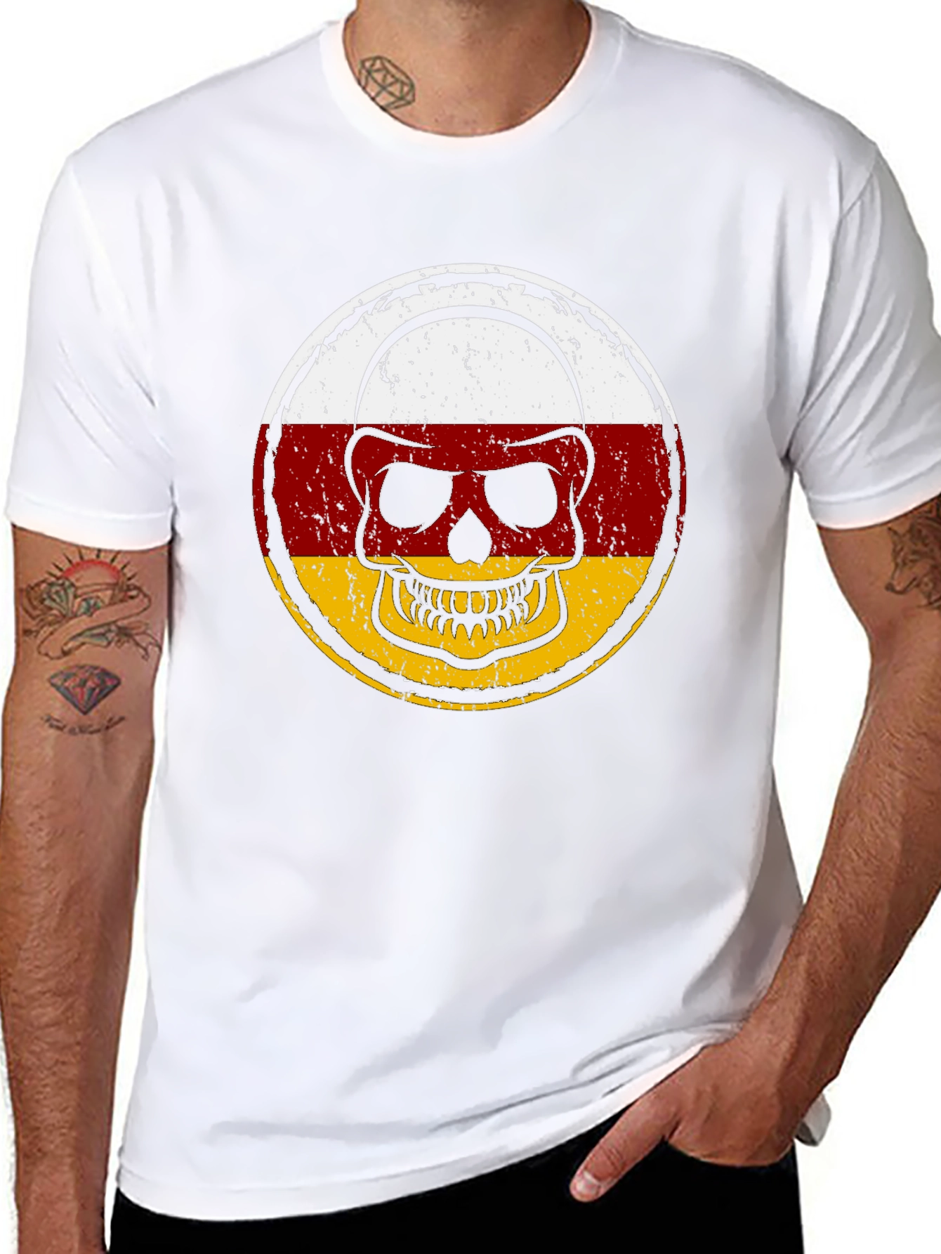 Skull Flag Graphic Tee
