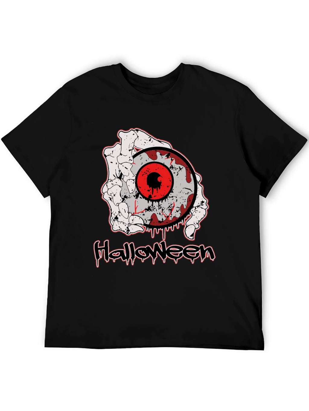 Halloween T-Shirt with Eyeball and Hand