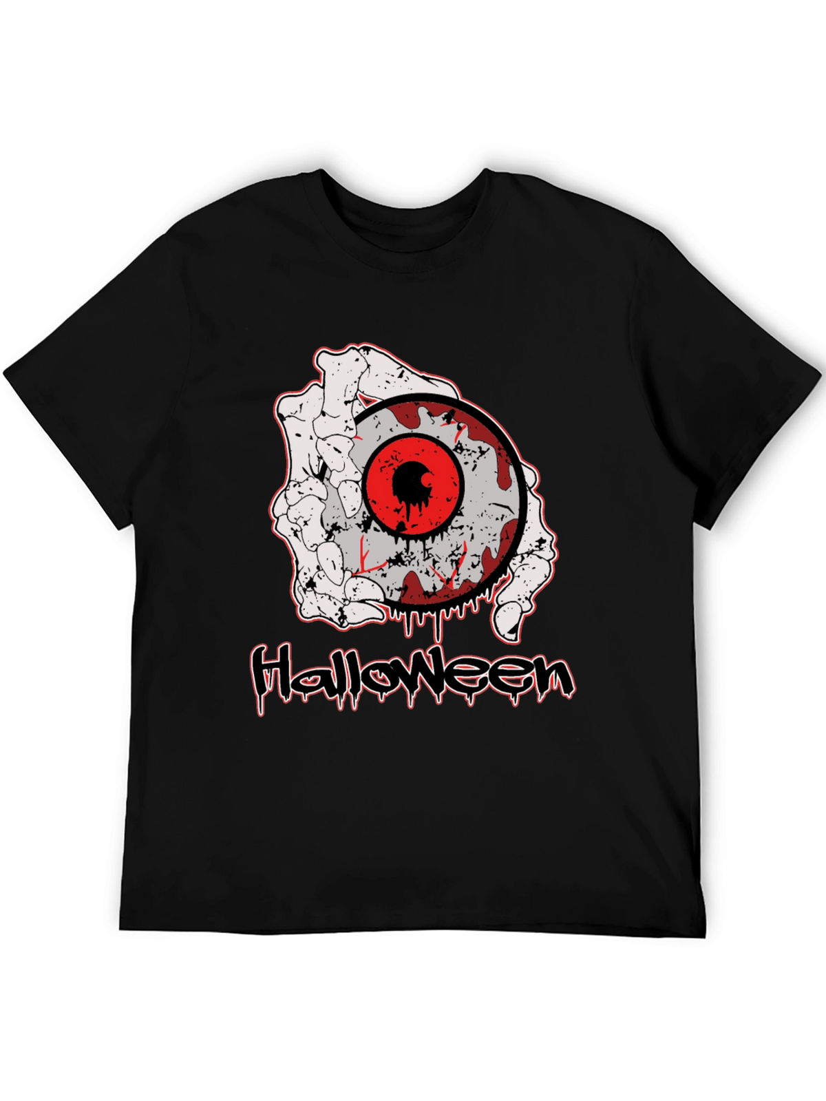 Halloween T-Shirt with Eyeball and Hand