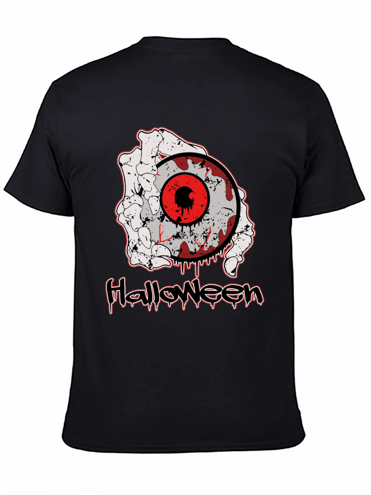 Halloween T-Shirt with Eyeball and Hand