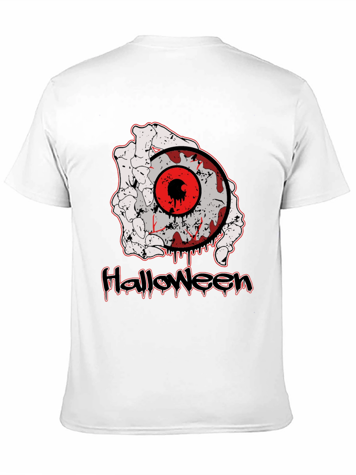 Halloween T-Shirt with Eyeball and Hand