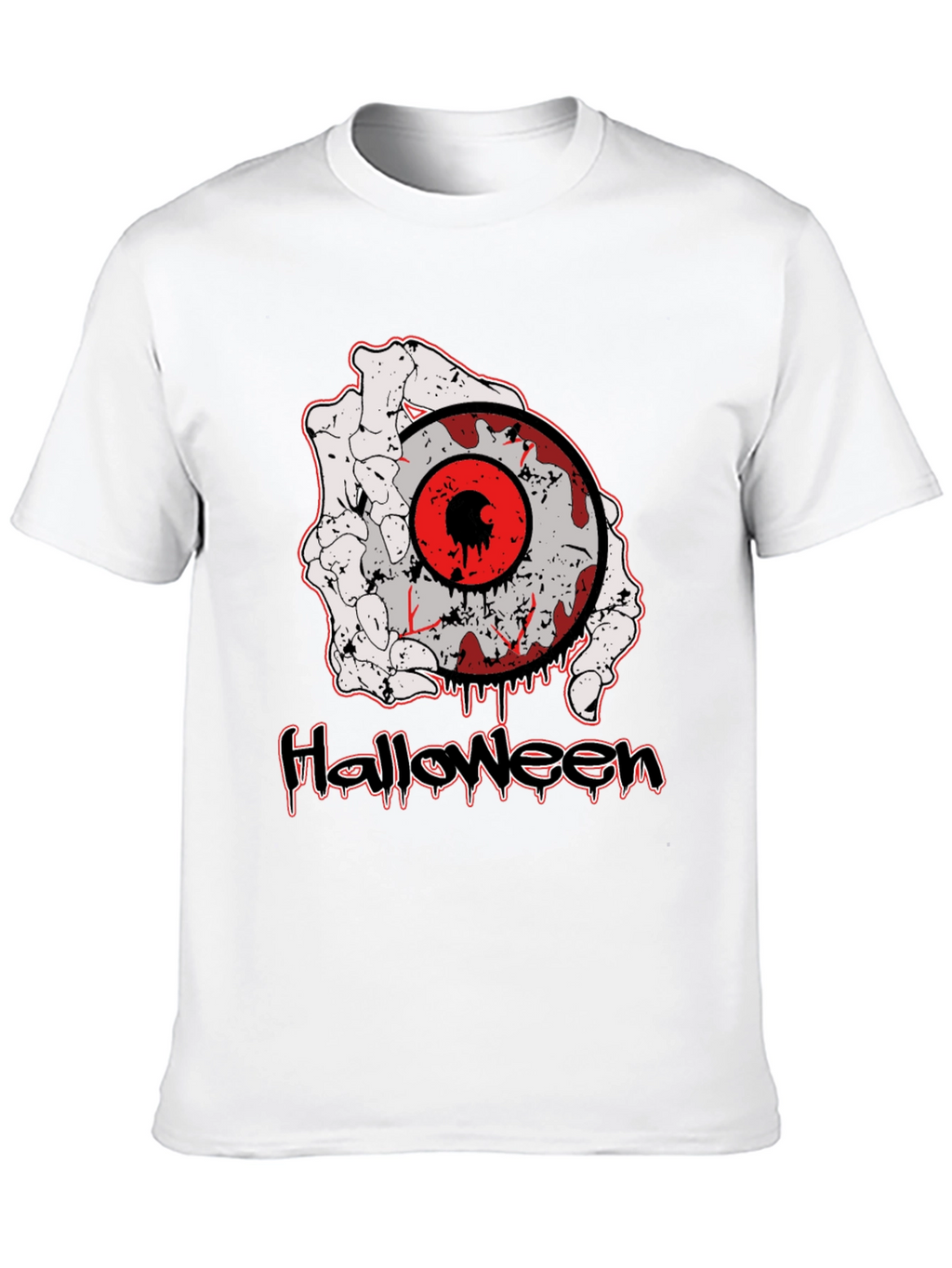 Halloween T-Shirt with Eyeball and Hand