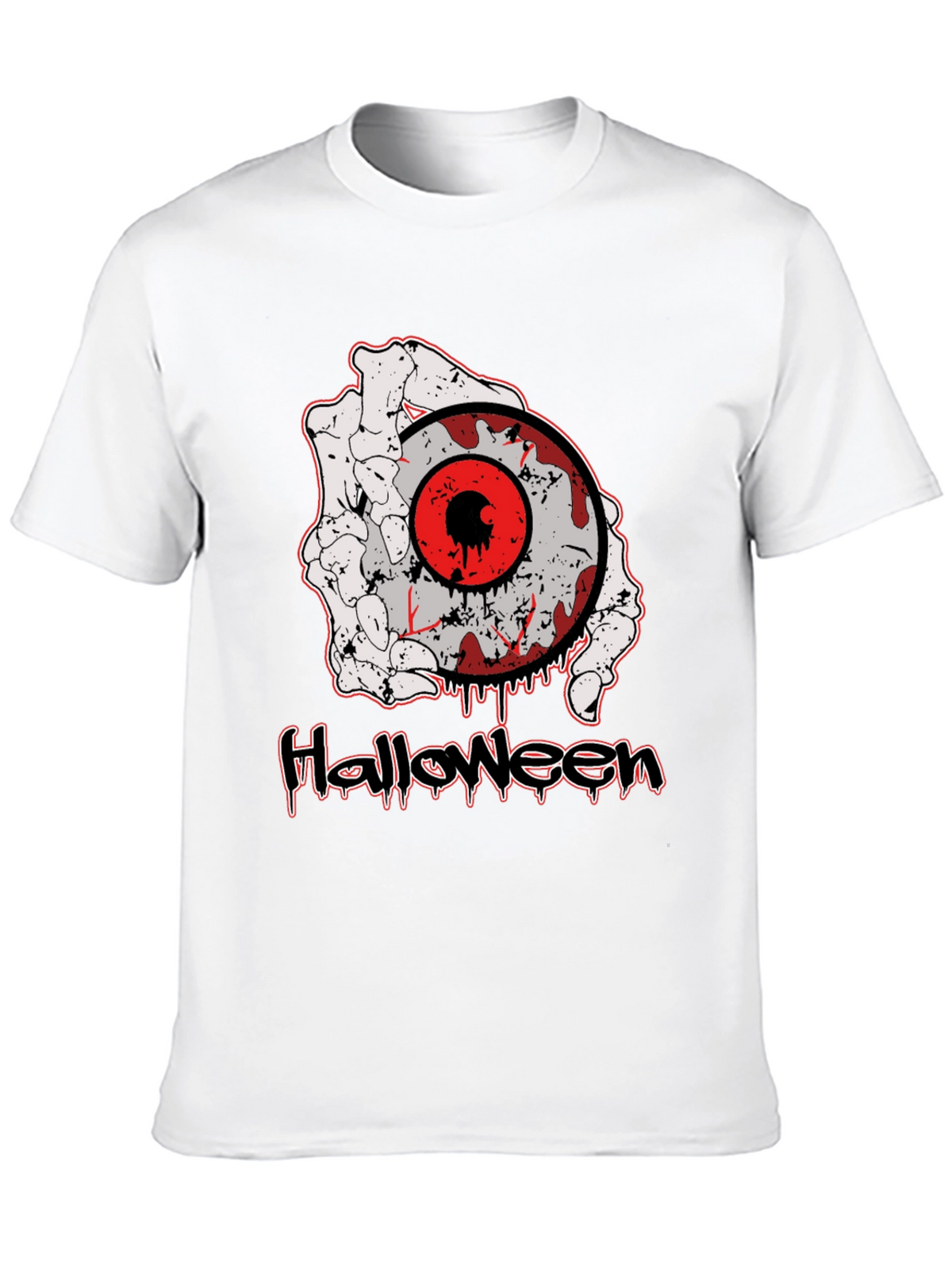 Halloween T-Shirt with Eyeball and Hand