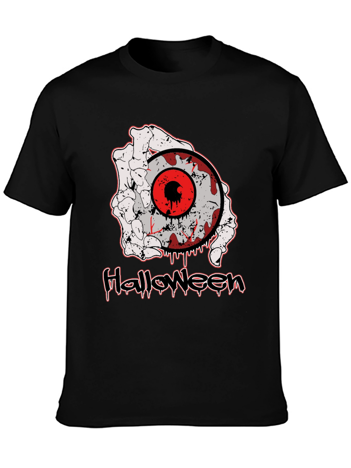 Halloween T-Shirt with Eyeball and Hand