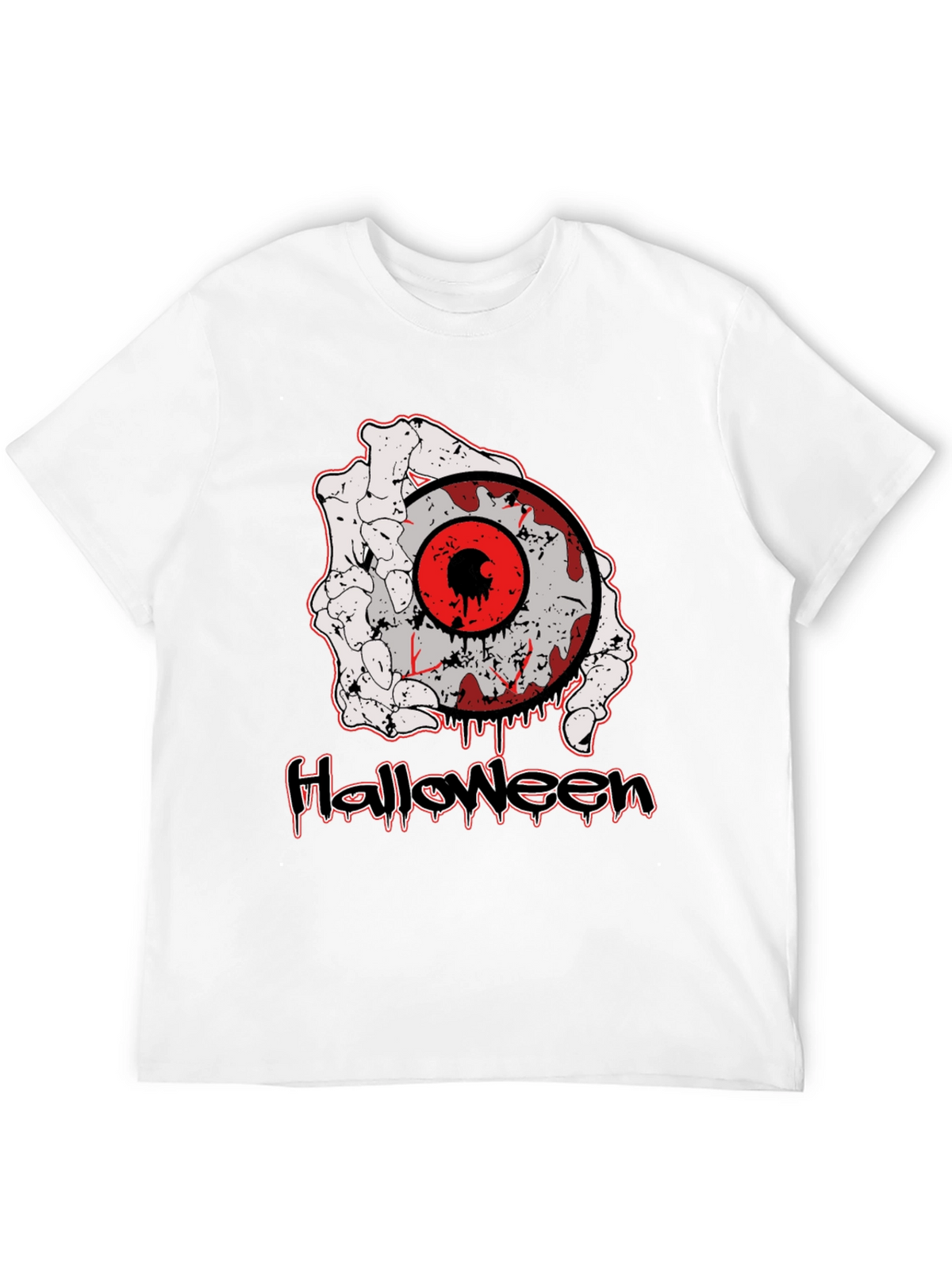 Halloween T-Shirt with Eyeball and Hand