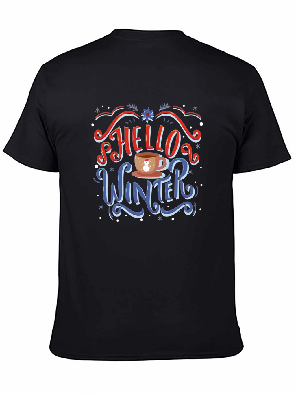 Hello Winter T-Shirt - Holiday Novelty Tee