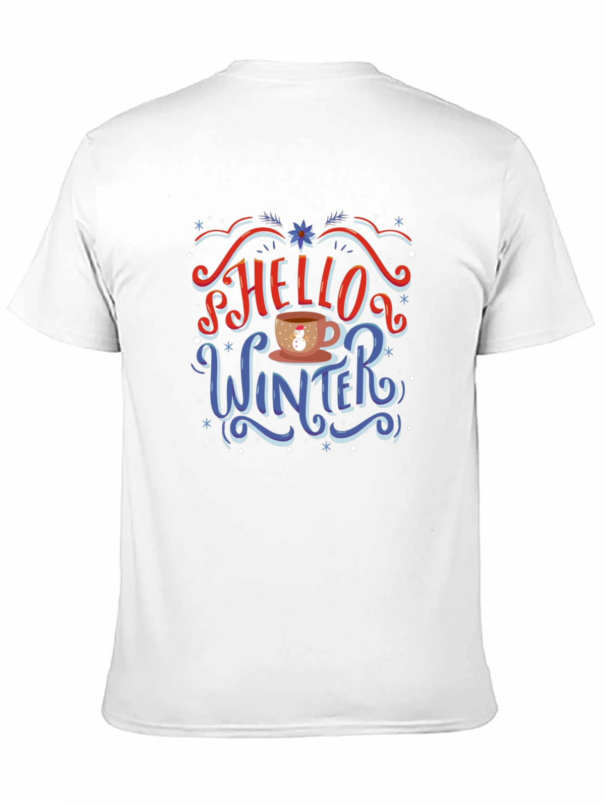 Hello Winter T-Shirt - Holiday Novelty Tee