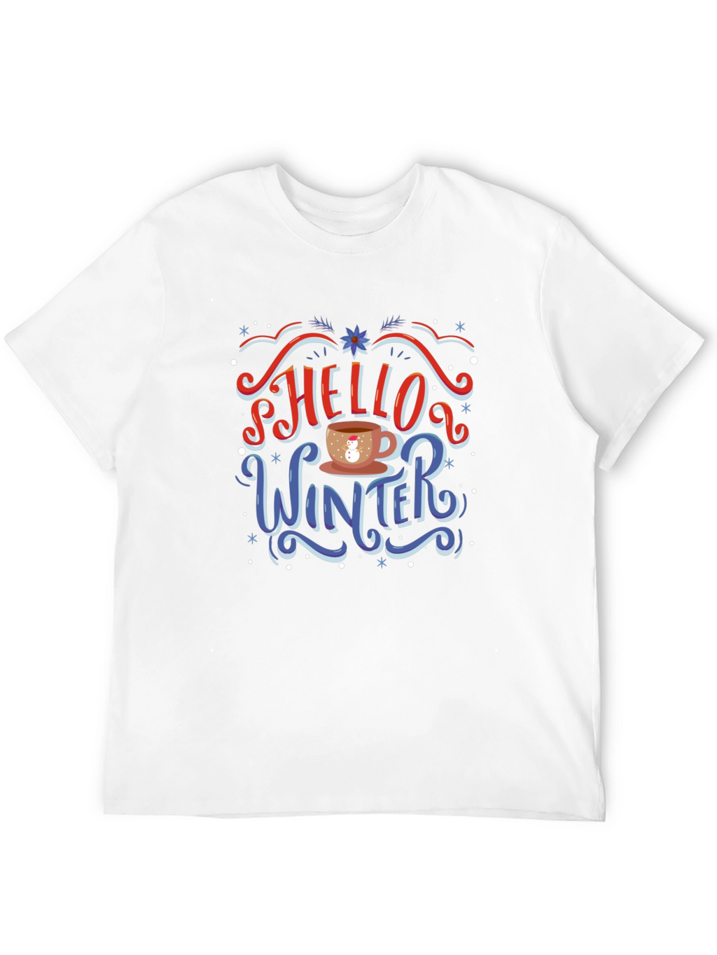 Hello Winter T-Shirt - Holiday Novelty Tee