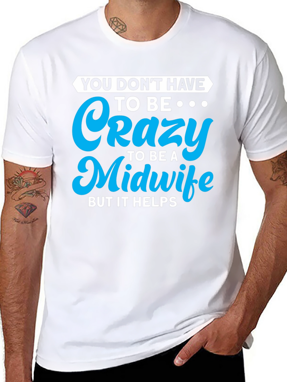 Crazy Midwife T-Shirt - Soft Cotton Blend