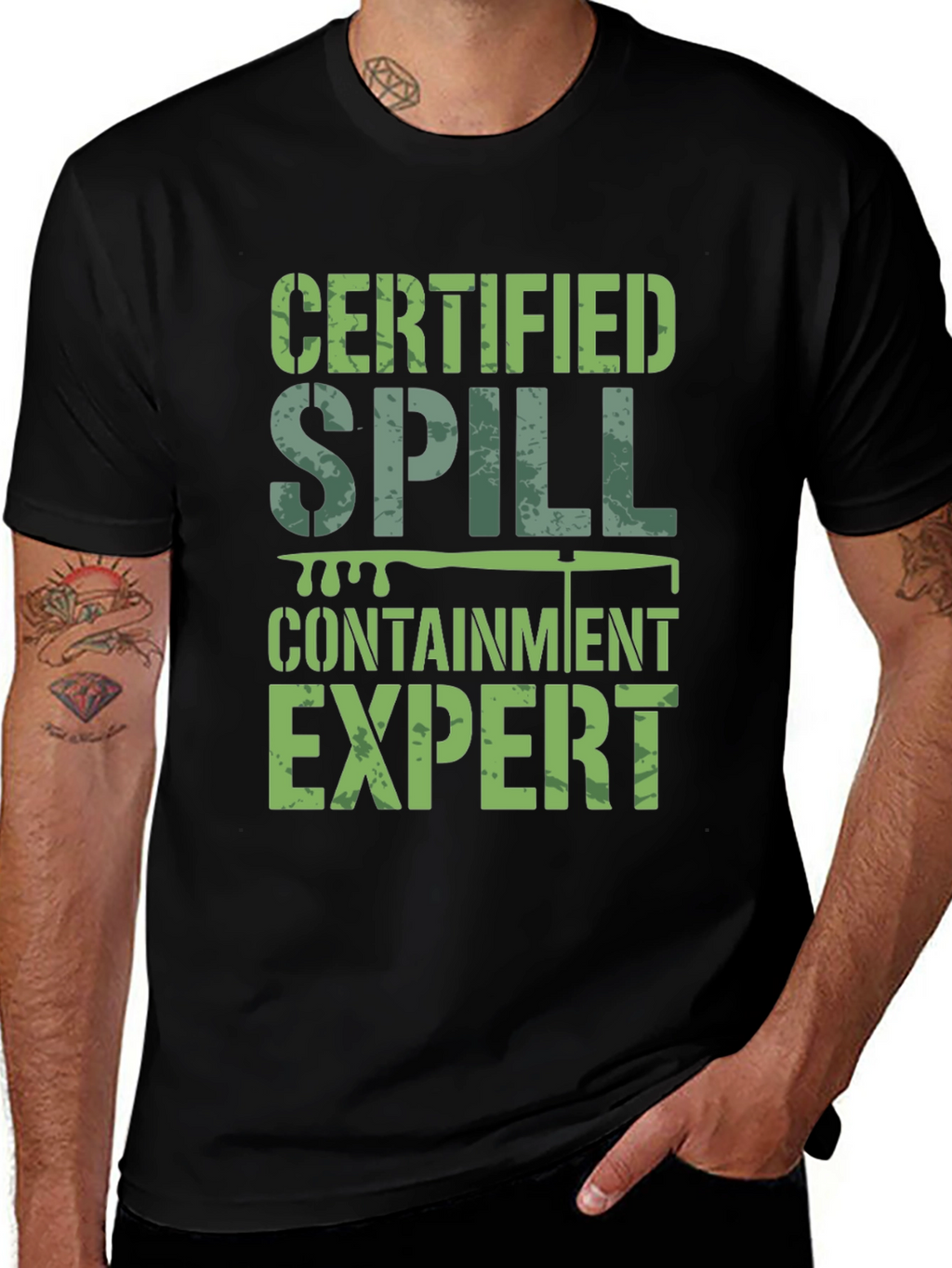 Certified Spill Containment Expert T-Shirt