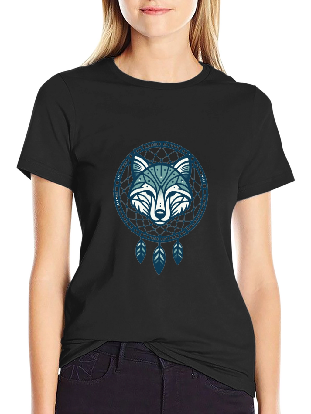 Wolf Dreamcatcher Graphic Tee
