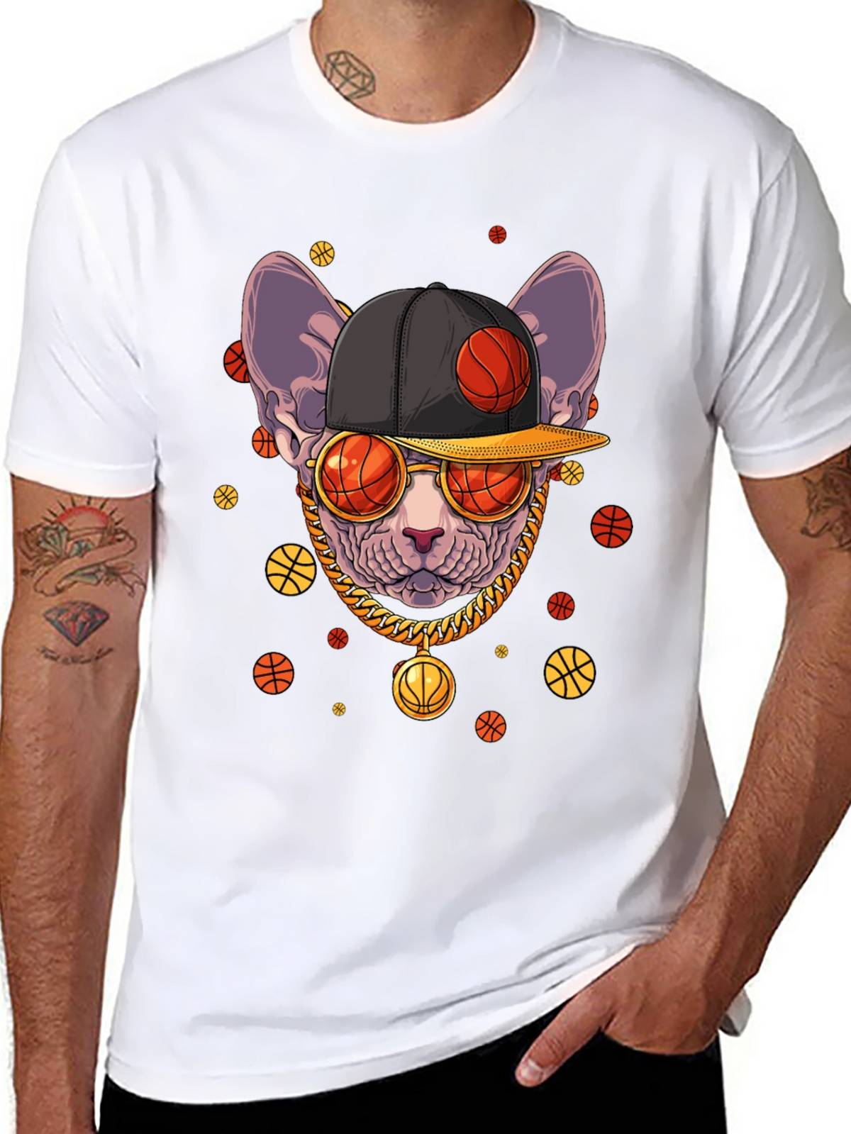 Cool Cat Basketball T-Shirt