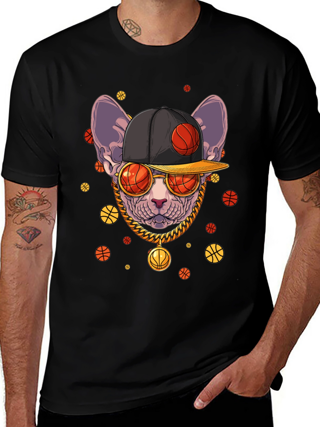 Cool Cat Basketball T-Shirt