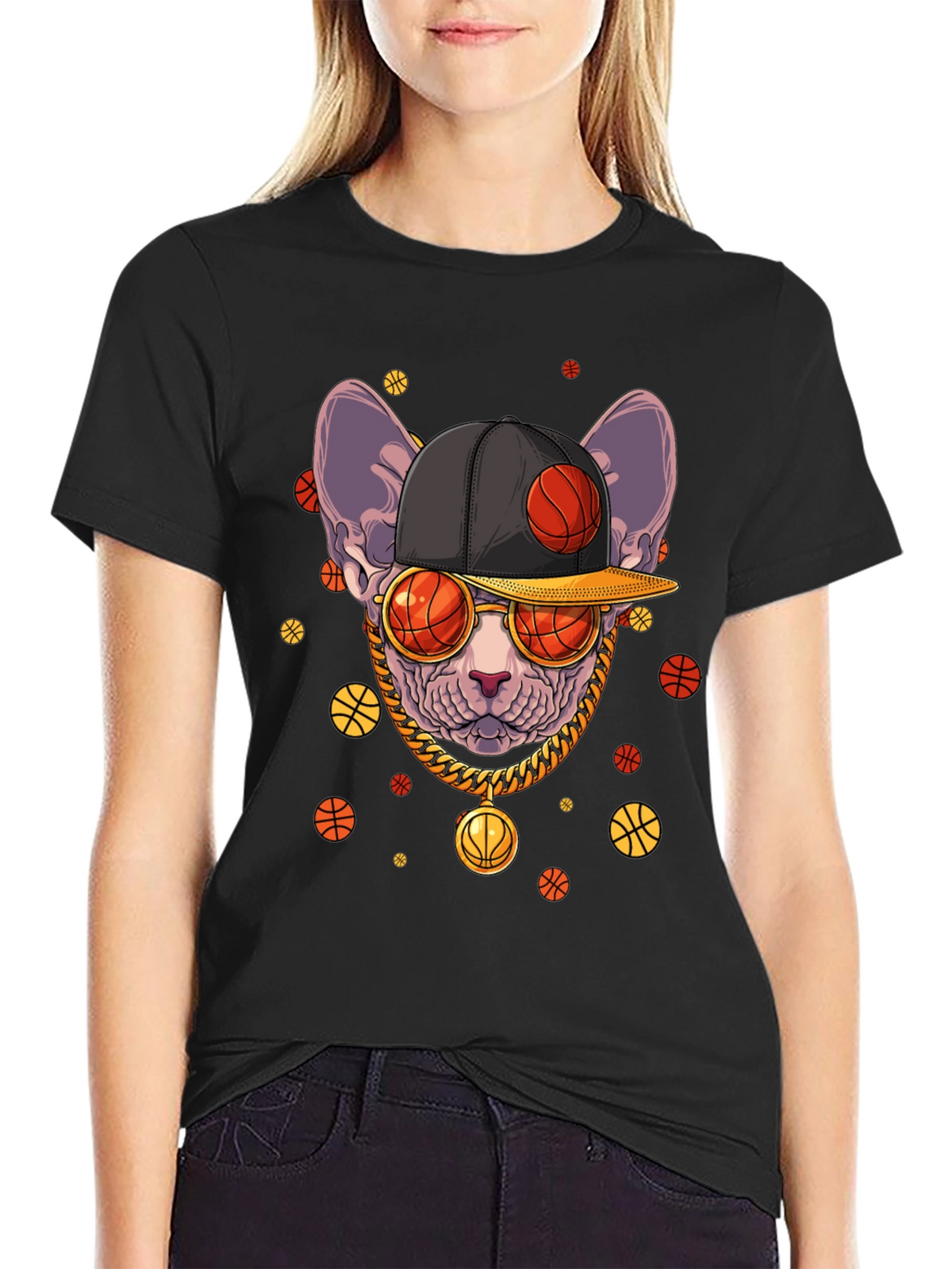 Cool Cat Basketball T-Shirt