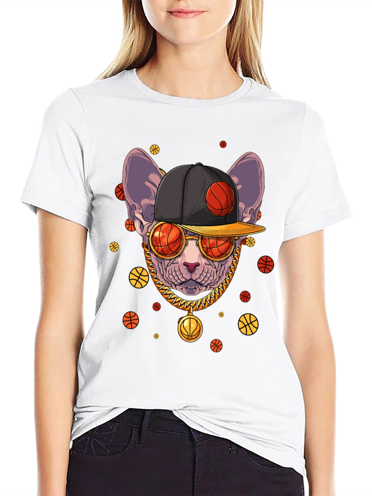 Cool Cat Basketball T-Shirt