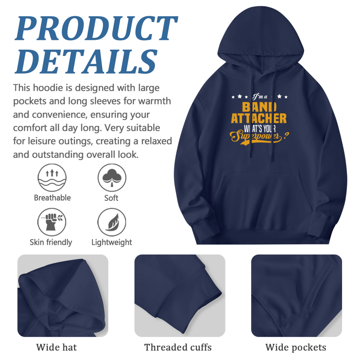 Band Director Superpower Hoodie