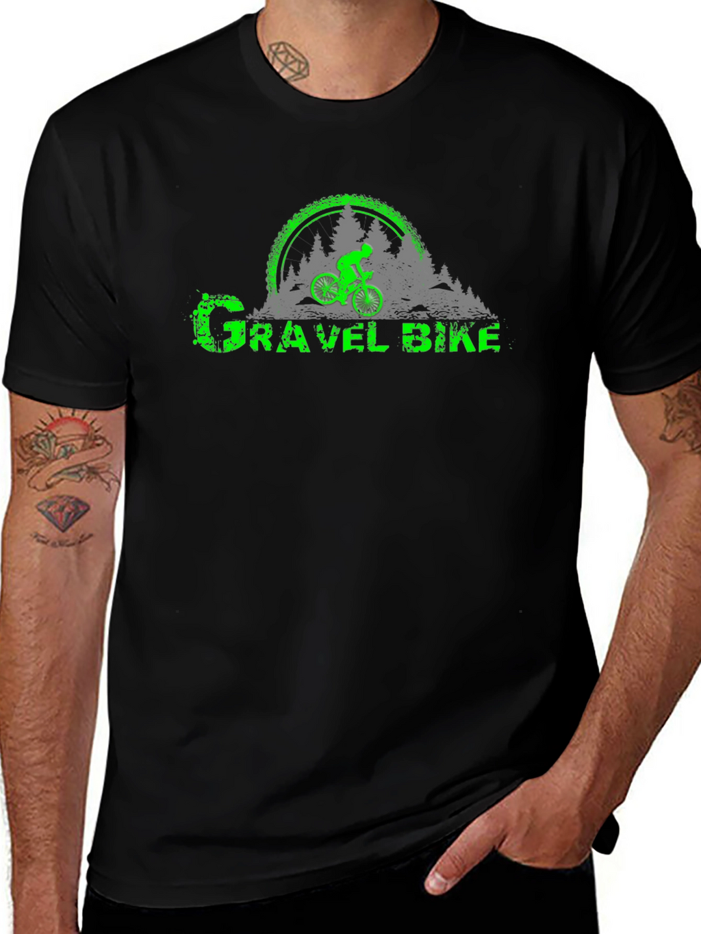 Gravel Bike T-Shirt - Off-Road Cycling Tee