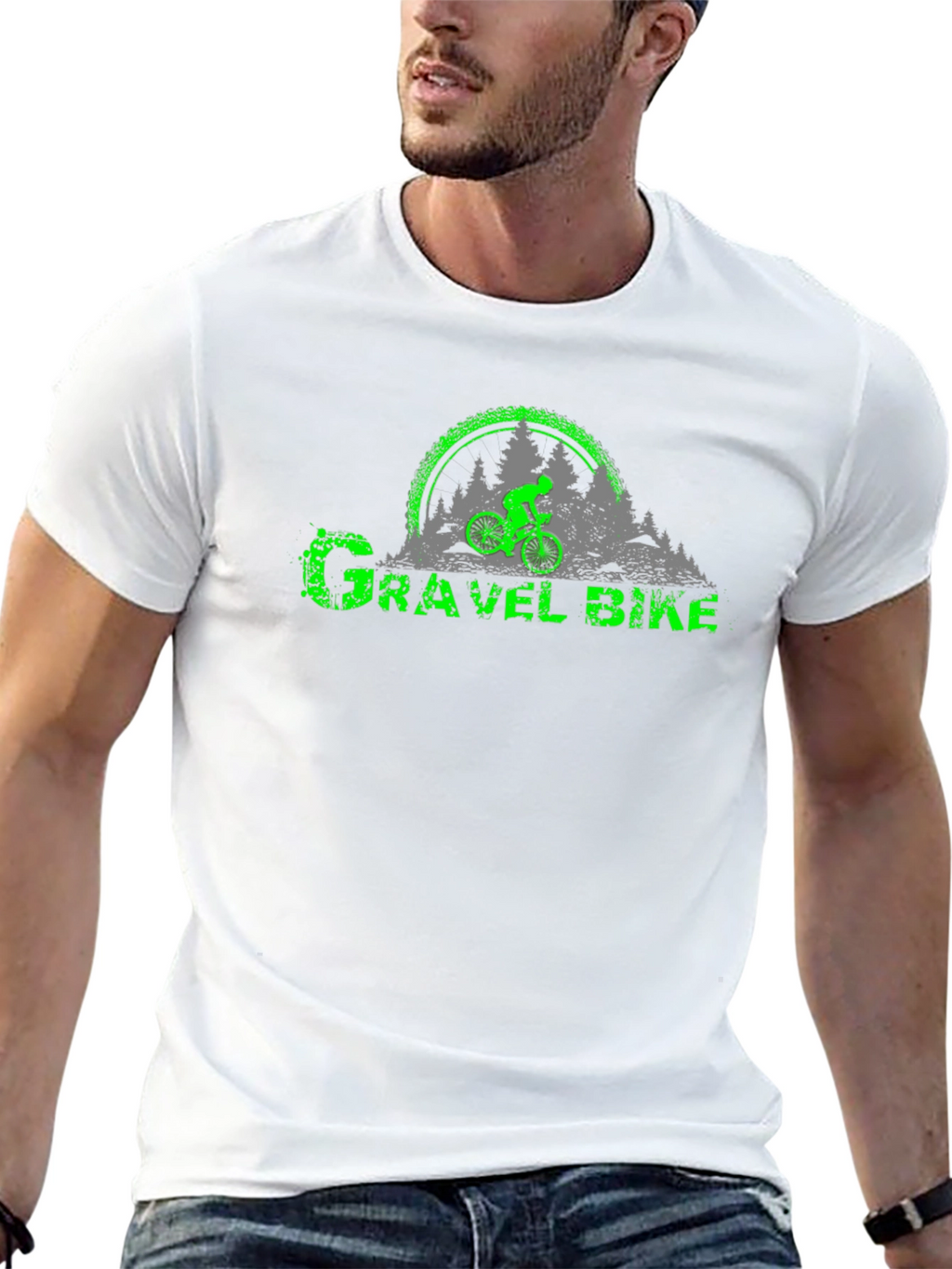 Gravel Bike T-Shirt - Off-Road Cycling Tee