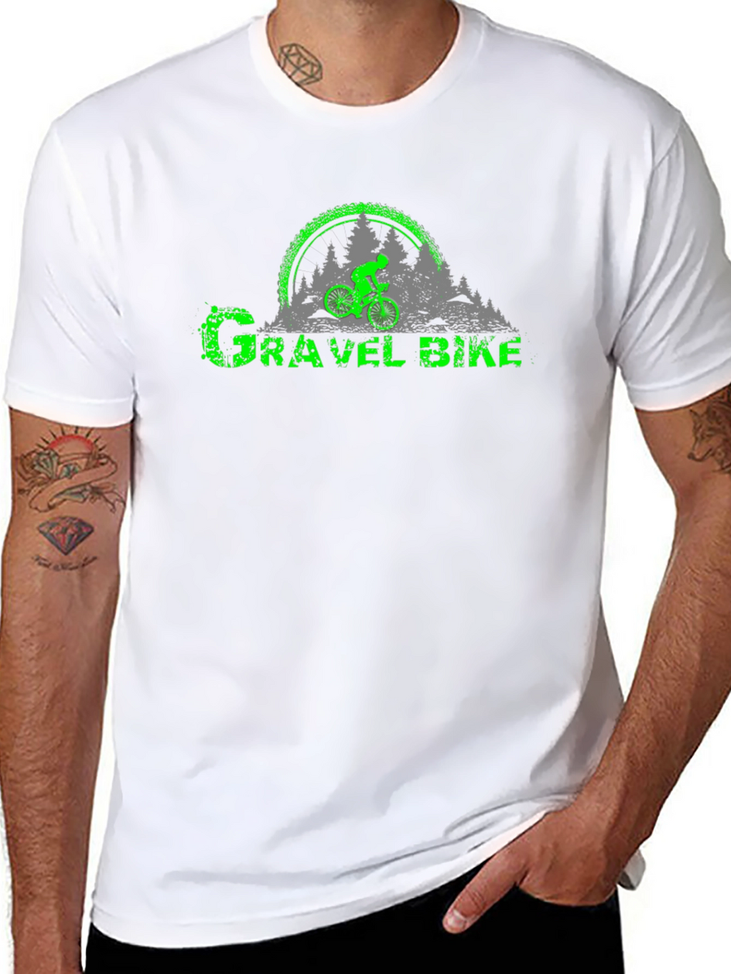 Gravel Bike T-Shirt - Off-Road Cycling Tee