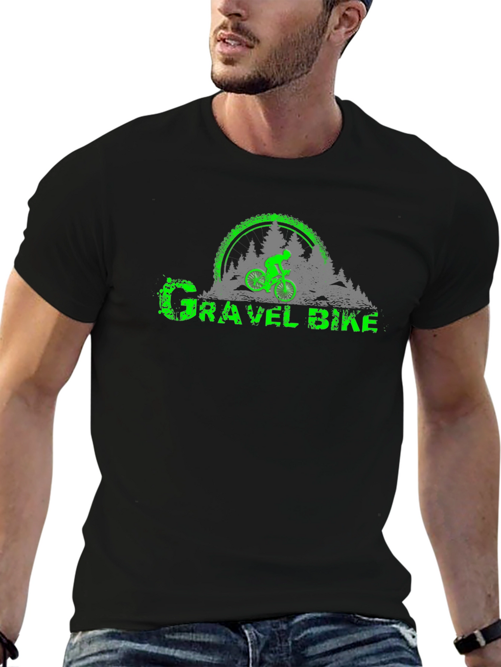 Gravel Bike T-Shirt - Off-Road Cycling Tee