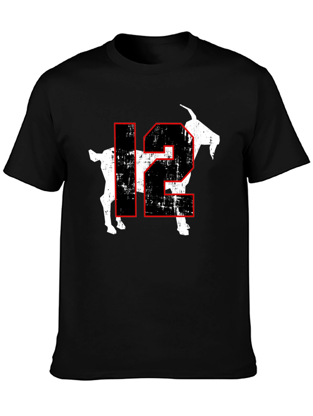 GOAT 12 Graphic T-Shirt - Black