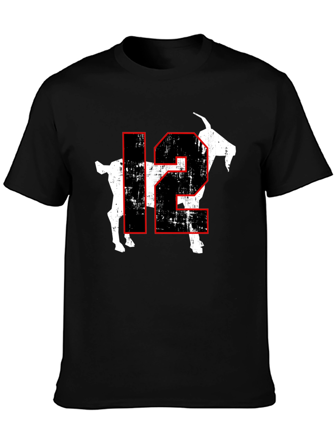 GOAT 12 Graphic T-Shirt - Black