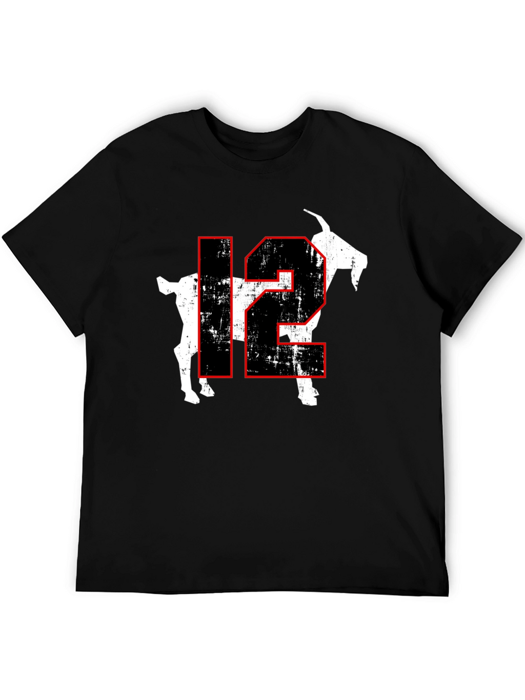 GOAT 12 Graphic T-Shirt - Black