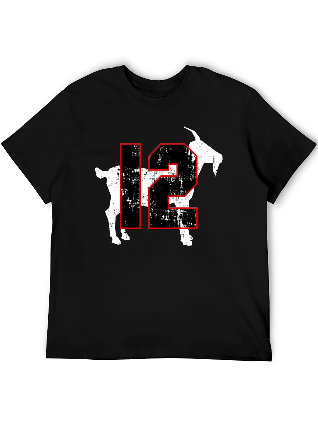 GOAT 12 Graphic T-Shirt - Black