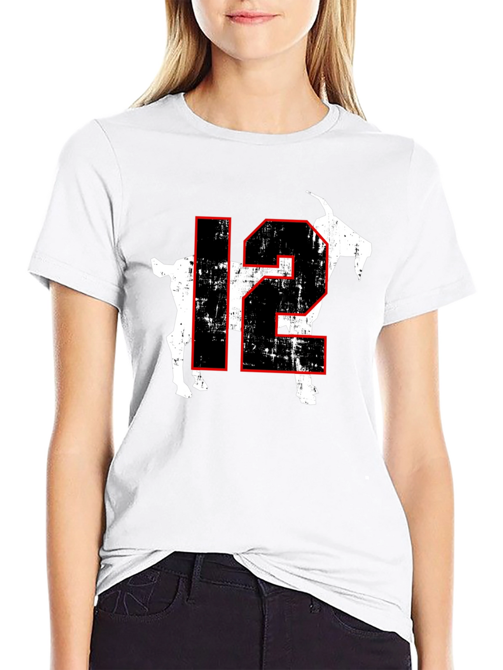 GOAT 12 Graphic T-Shirt - Black