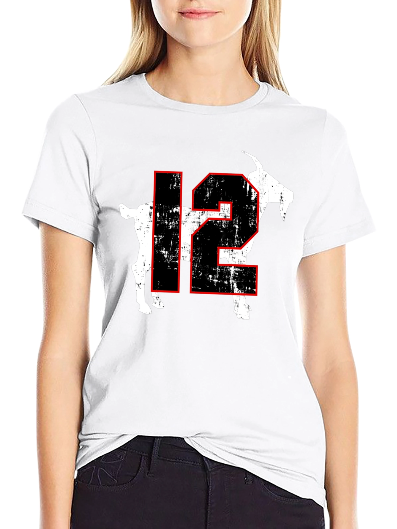 GOAT 12 Graphic T-Shirt - Black