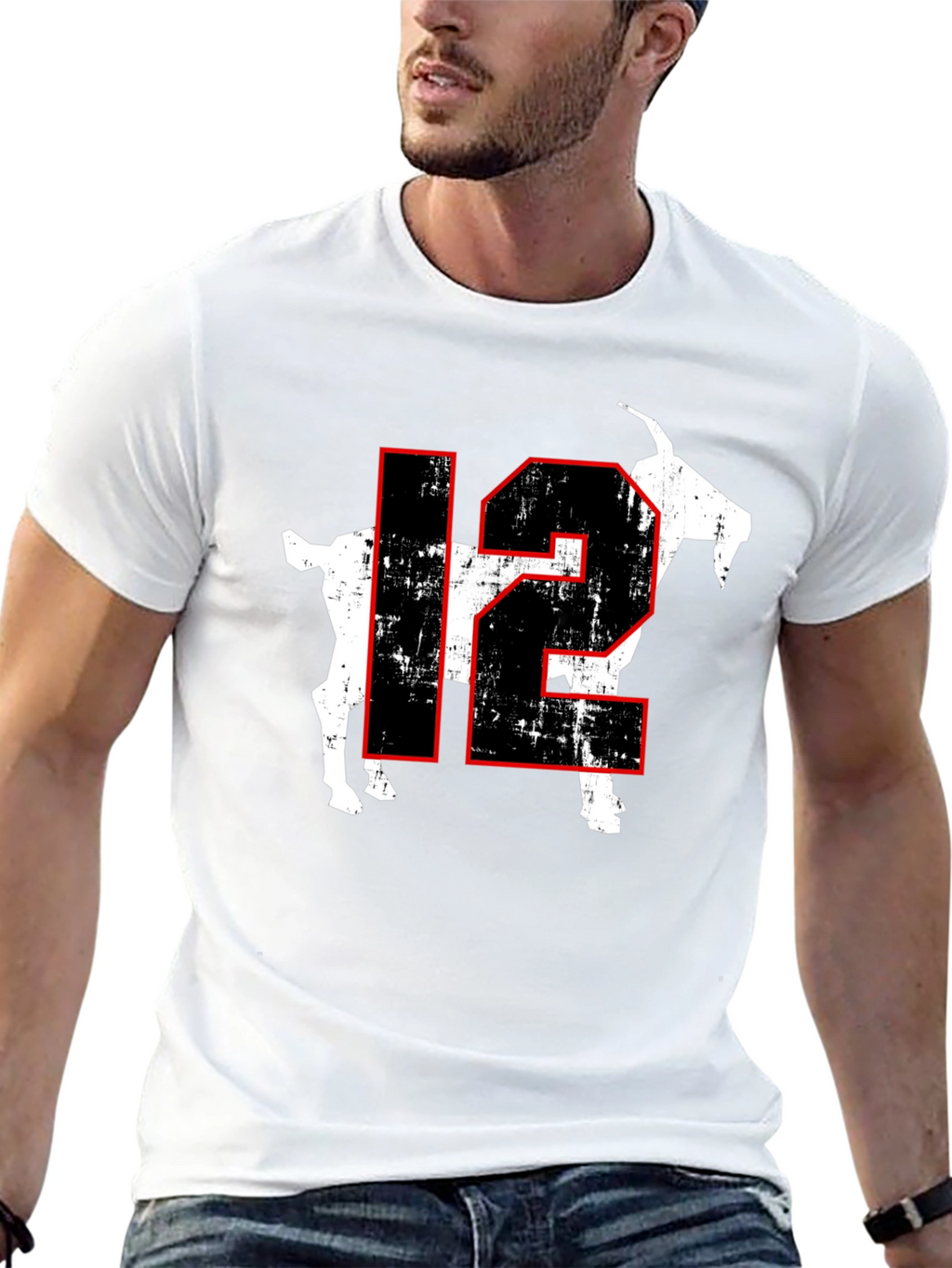GOAT 12 Graphic T-Shirt - Black