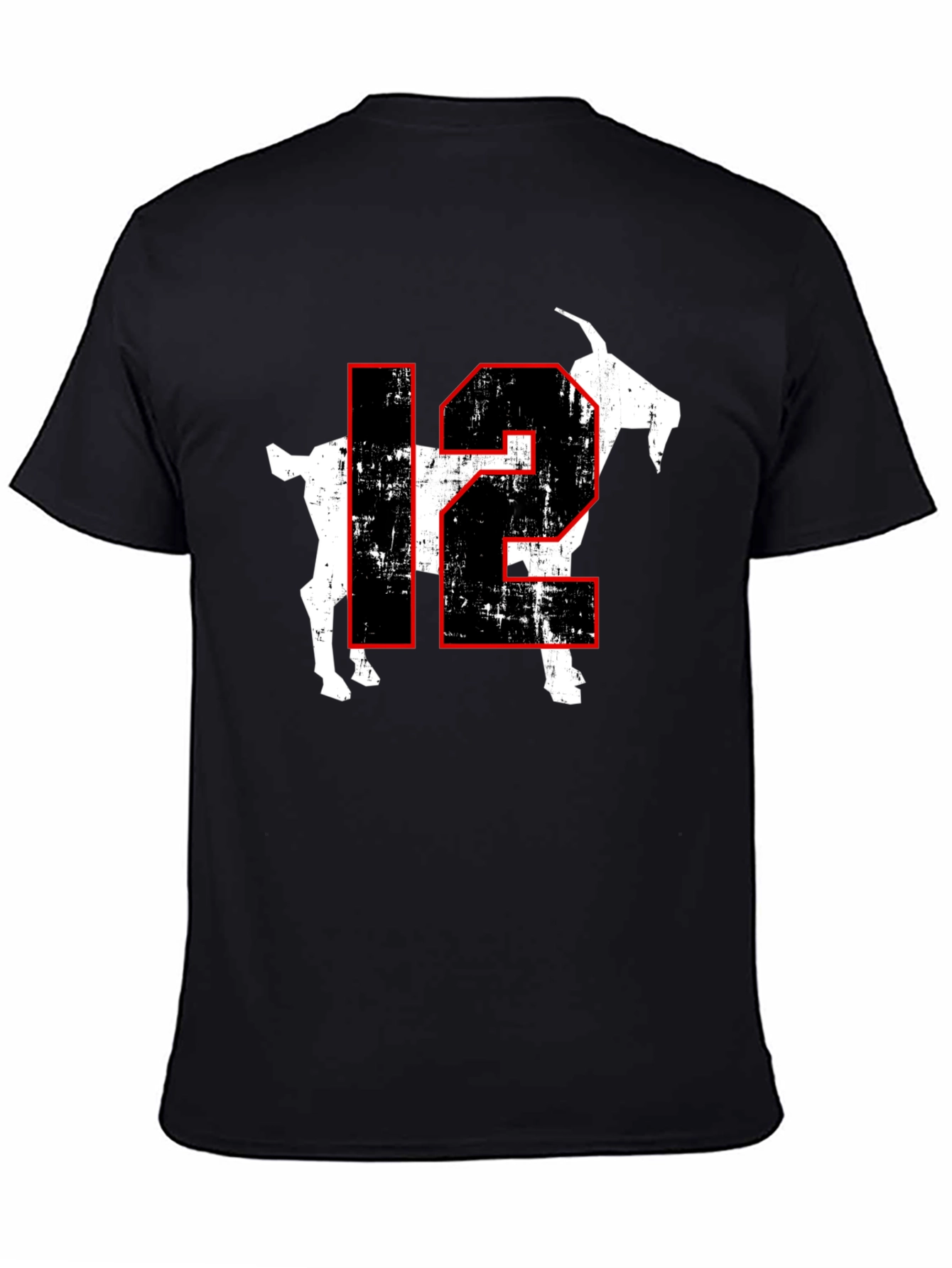 GOAT 12 Graphic T-Shirt - Black