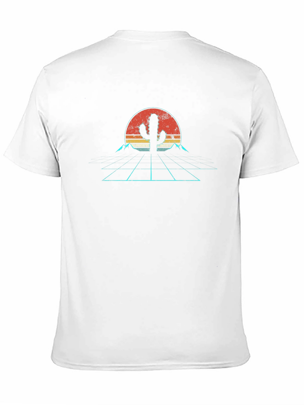 Retro Desert Cactus Graphic T-Shirt