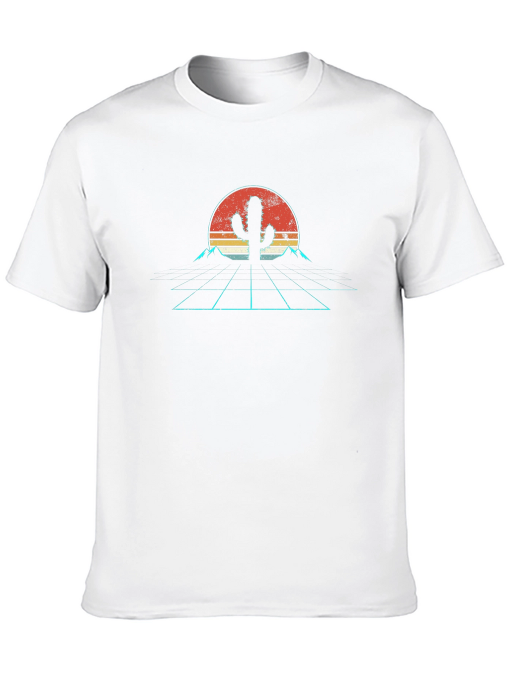 Retro Desert Cactus Graphic T-Shirt