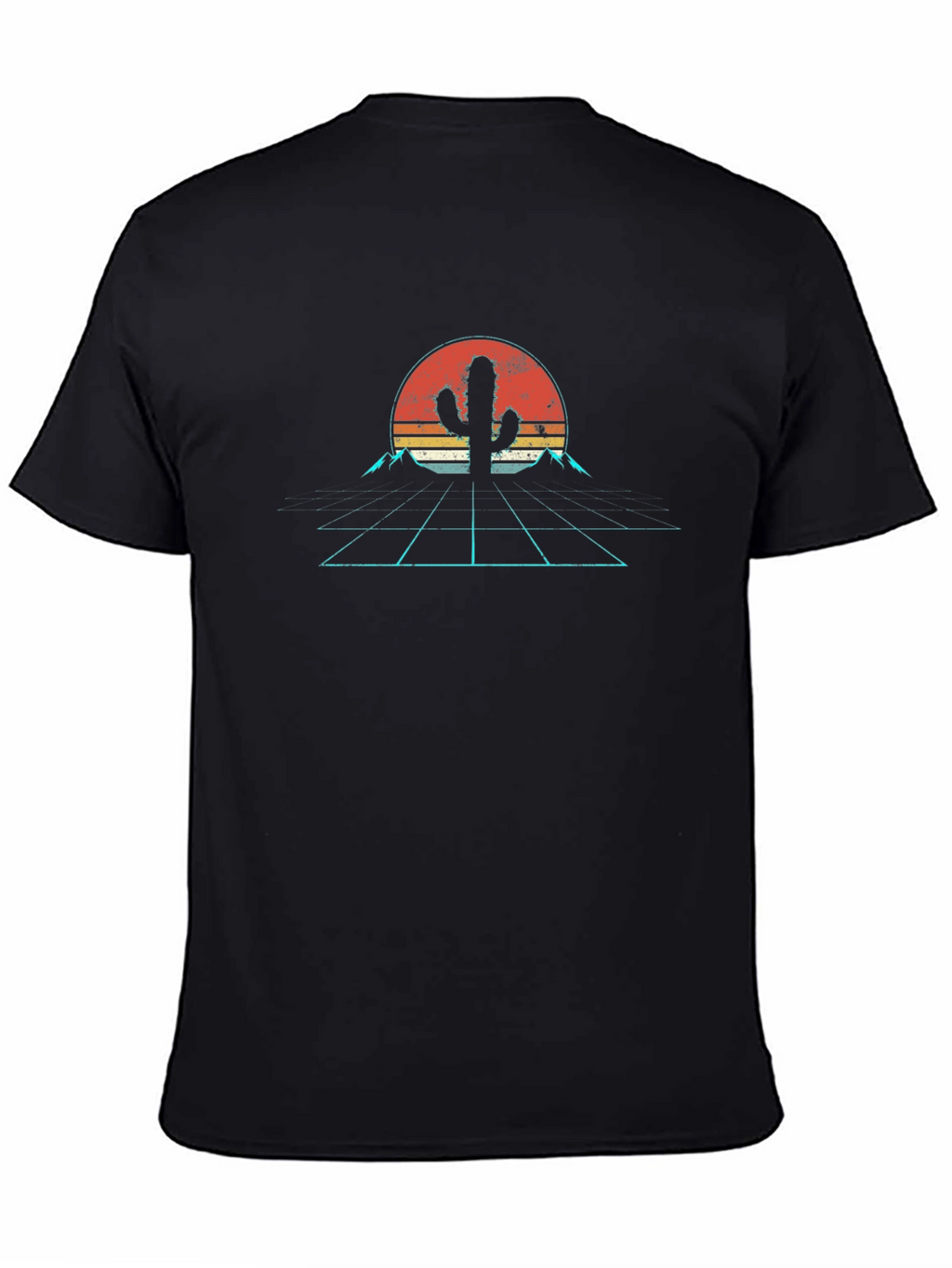 Retro Desert Cactus Graphic T-Shirt