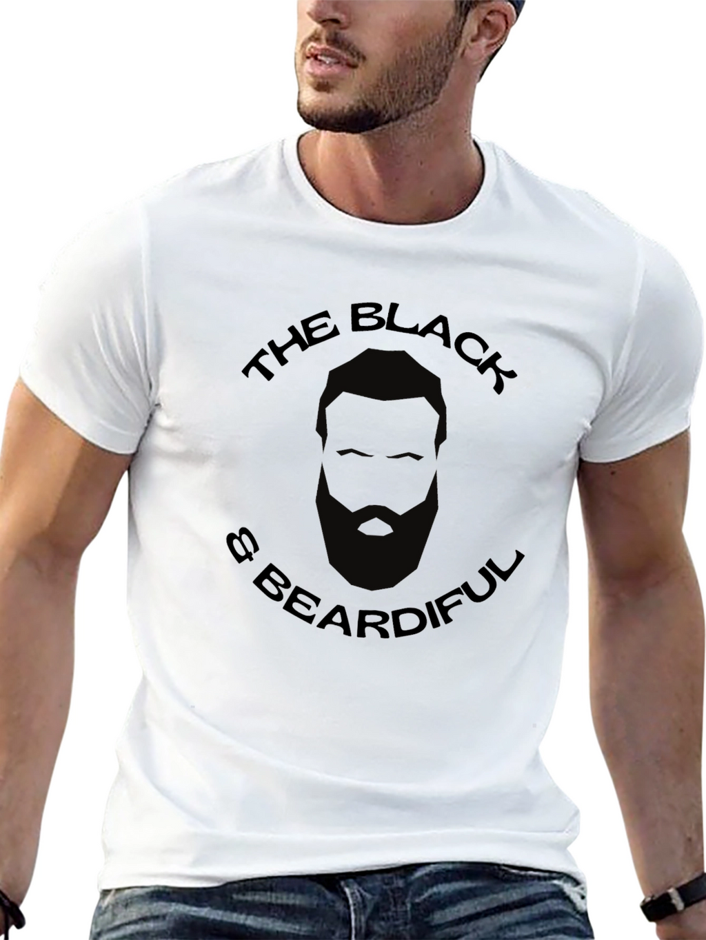 Black & Beardiful Graphic Tee